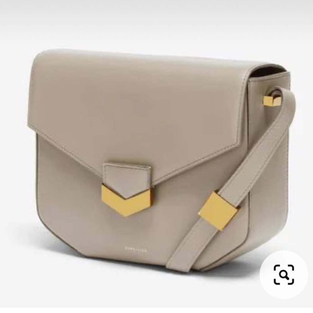 Demellier the London crossbody bag taupe leather from Europe